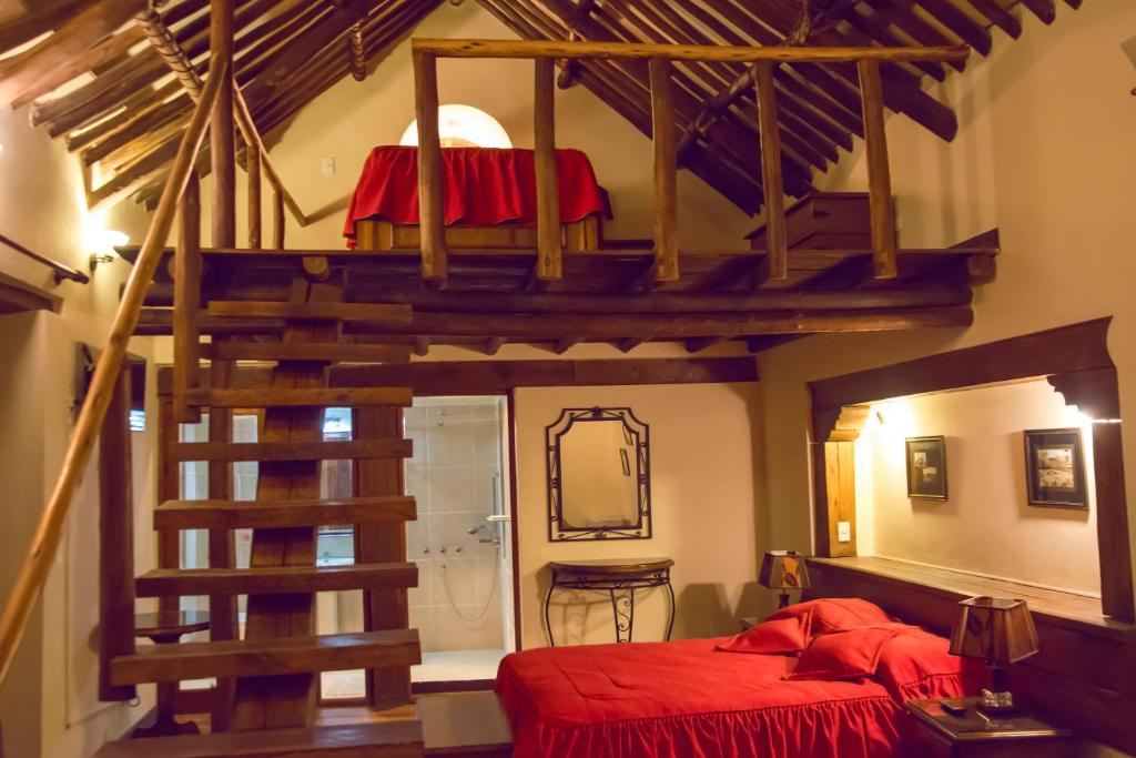 Habitación loft colonial